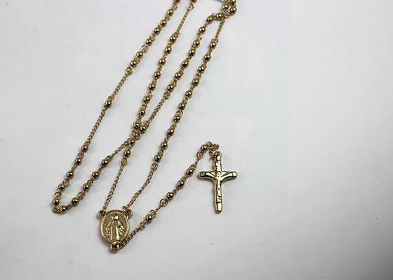 Chine Pendant de chapelet d'acier inoxydable de bijoux de croix de Mary Jésus de catholicisme fournisseur