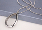 Collier en verre charmé de pendentif de larme, collier de pendentif de mémoire qui respecte l'environnement fournisseur