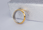 Bagues plaquées par or simple frais, les anneaux plaqués par or des hommes d'acier inoxydable fournisseur