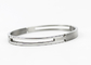Haute faite sur commande de charme de bracelets classiques d'acier inoxydable polie pour des femmes fournisseur