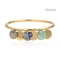 Bijoux de luxe bracelet coquillage couleur vintage Bracelet en acier inoxydable or rose 14 carats