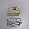 Bracelet double anneau design L Word Bracelet en or 18 carats et acier inoxydable