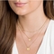 Collier pendentif coeur collier en couches en acier inoxydable pour femme pour anniversaire