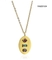 Collier pendentif à la mode en or 14 carats avec pierres précieuses tricolores