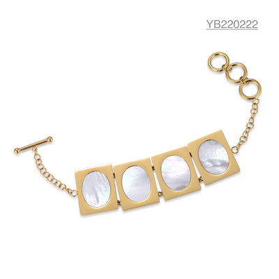 16cm Shell Pendentif Bijoux Luxuriant Blanc Fritillaire Incrusté Suspendu Boucle Bracelet Bracelet