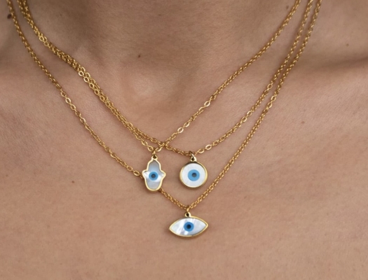 Collier bleu d'oeil du diable de bijoux de pendant d'ODM d'OEM pour la partie