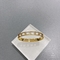 L'or de Madame Stainless Steel Bangle a creusé le kaléidoscope marqueté avec Diamond Bracelet