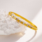 bracelets classiques d'or de bracelet de tennis de bracelet du zircon 14K plaqués par or pour des femmes