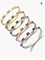 Or de bracelet de bracelet d'amitié d'amour de 18 K avec le cadeau articulé par pierres de zircon