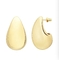 L'or de boucles d'oreille de femmes le cercle qu'ouvert C forment l'or 14K a rempli hypoallergénique fait main sensible simple de petite plage de Boho