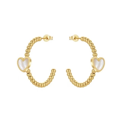 Boucle d'oreille hypoallergénique de style simple pour une sophistication simple