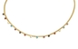 Collier chaîne en os de serpent 45cm collier pendentif gland strass coloré